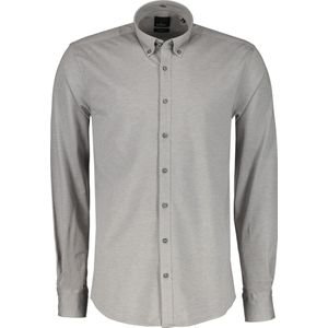 Jac Hensen Overhemd - Modern Fit - Grijs - 3XL Grote Maten