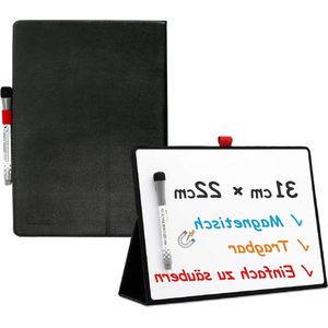 Opvouwbaar Magnetisch Whiteboard - Draagbaar voor Kinderen - 1 stuk - Wit - 31cm x 22cm