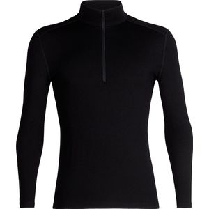 Icebreaker 260 Tech LS Half Zip - heren shirts lange mouw - zwart