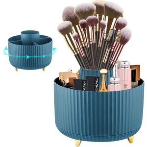 Titel: 360 graden draaibare make-up organizer voor cosmetica - kwasten, oogschaduw, lippenstift - decoratieve organizer voor kamer, kaptafel, badkamer