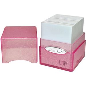 Ultra Pro Satin Cube Glitter Pink Deck Box