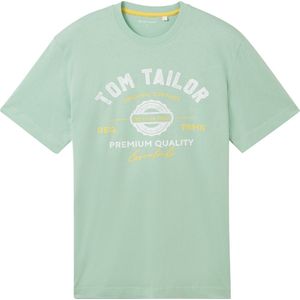 TOM TAILOR logo tee Heren T-shirt - Maat L