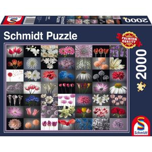 Schmidt Bloemengroe - 2000 Stukjes - Puzzel - 12+