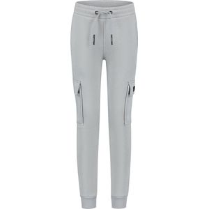 Ballin Amsterdam - Jongens Regular fit Pants Sweat - Grey Plain - Maat 14