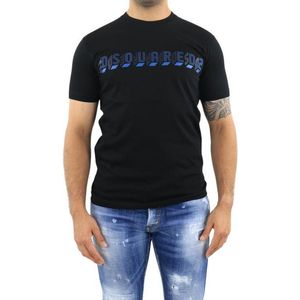 Dsquared2 Tshirt met Logo - Zwart - Maat XXL