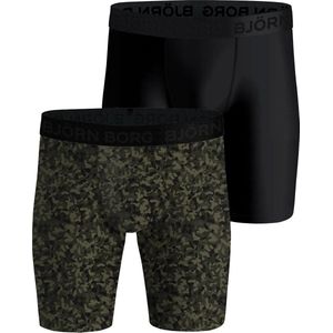 Bjorn Borg 2-Pack heren boxershorts - Performance Camouflage - XXL - Zwart