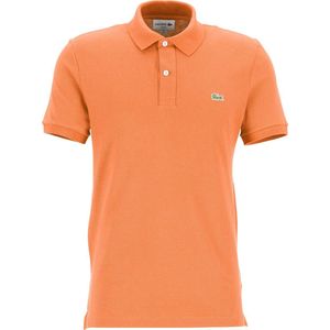 Lacoste Piqué Poloshirt Oranje - Maat M - Heren