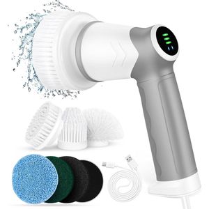 Elektrische Schoonmaakborstel - Elektrische Schrobborstel - Electrische Schoonmaakborstel - Elektrische Scrubber - Elektrische Afwasborstel