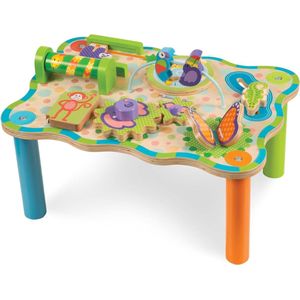 Jungle Activiteitentafel - Houten Speelgoed - 3+ - Voor Jongens En Meisjes