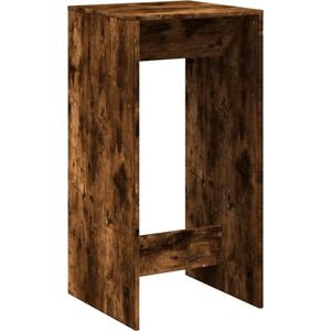 vidaXL Bartafel - Gerookt Eiken - Bewerkt Hout Bartafel - Houten Tafel - Eetkamerstoel - Loungehoek - Modern Interieur