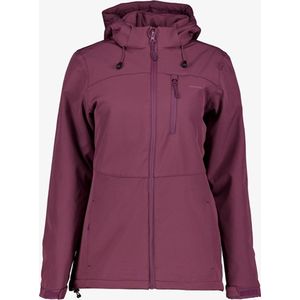 Mountain Peak gewatteerd dames softshell jas paars - Maat L - Met capuchon - Ritssluiting