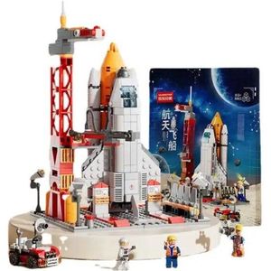 Bouwblokjes - Ruimtevaartuig - Space shuttle - Creatief bouwspeelgoed - cadeaus voor kinderen en volwassenen - 521 stuks