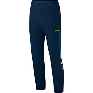 Jako Champ Vrijetijdsbroek Marine-Jako Blauw-Fluo Geel Maat S