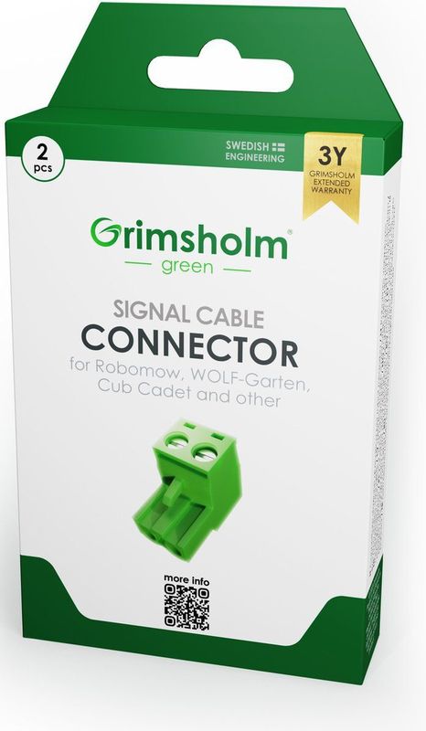 Grimsholm - Signaalkabelconnector naar laadstation voor Robomow - 2 stuks