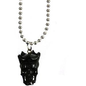 Heaven Eleven heren Ketting ballchain - schedel van hertegewei