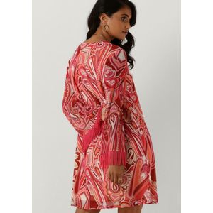 Ana Alcazar Tunic Fringes Jurken Dames - Kleedje - Rok - Jurk - Roze - Maat 40