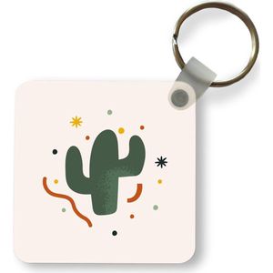Sleutelhanger - Uitdeelcadeautjes - Cactus - Confetti - Zomer - Plastic
