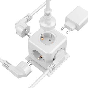 Stekkerdoos Kubus - Stekkerdoos - Stekkerdoos Cube - Stekker Kubus - Stekkerdoos Vierkant - Stekkerdoos Blok