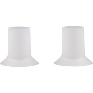 Youha® Borstschildverkleiners - Borstschilden - Borstkolf accessories - BPA vrij - elektrische draadloze borstkolven - Silicone borstschilden - Set van 2 stuks - Maat 20mm