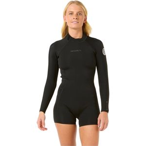 2025 Rip Curl Dames Dawn Patrol 2mm Rug Ritssluiting Lange Mouwen Lent