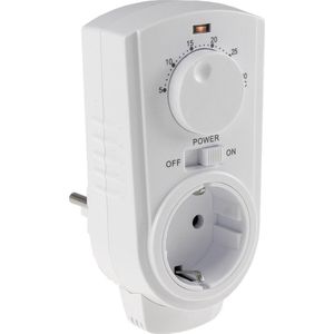 Stopcontact eenvoudige thermostaat met draaiknop plug-in