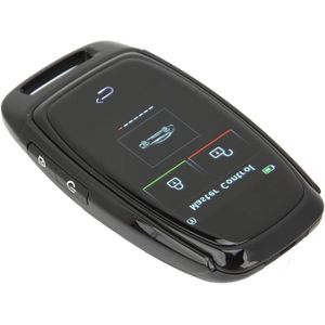 Afstandsbediening Startsleutel Autosleutel Labelweergave Smooth Touch Shift Bluetooth 5.0 Verbinding Smart LCD Key Touch Screen Keyless Entry voor (Zwart)
