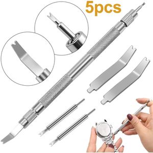 Actie4you® - Horloge Pin Verwijdering Set – inclusief 4 opzetstukken - Horloge Pinnen Tool - 5 in 1 Verwijdering Set – Horloge Band Vervangen