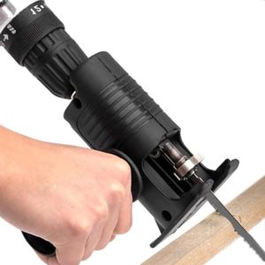Bevestigingskit voor reciprozaagadapter voor accuboormachine en decoupeerzaag - set met 3 verschillende krimpende reciprozaagbladen