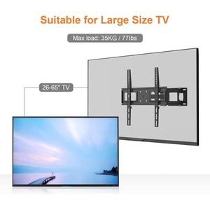 TV Muurbeugel, TV Beugel / TV Wall Bracket, Tiltable TV Bracket - LCD, OLED, Plasma Flat &Curved / BESPAAR RUIMTE 26-65 Inch