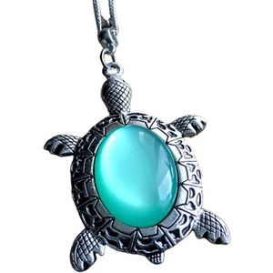 2 Love it Schildpad Mint - Ketting - Lengte 70 cm