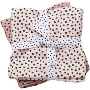 Done by Deer Burp Cloth 2-pack Happy Dots Powder