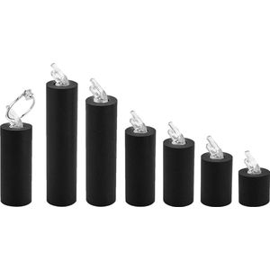 Acryl Vinger Ring Displays Stands - Zwarte Cilinder - Ring Display Organizer - Sieraden Display Houder - Voor Ringen - Sieraden Tentoonstelling