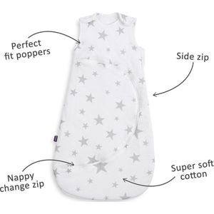 Snuz Snuzpouch Baby Slaapzak Grey Star 1.0 TOG - 6-18 mnd