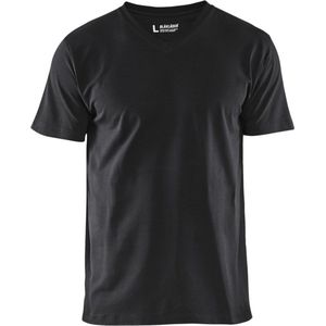 Blaklader T-Shirt, V-hals 3360-1029 - Zwart - XS