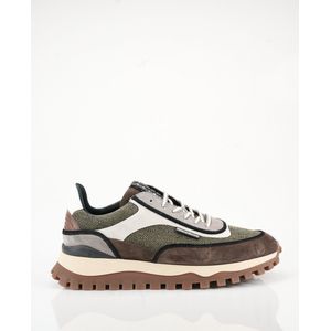 Floris Van Bommel Sfm-10138 Sneakers - Textiel - Heren - Groen - Maat 43⅓