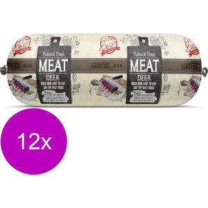 Natural Fresh Meat All Breeds Dog Worst Hert - Hondenvoer - 12 x 250 g