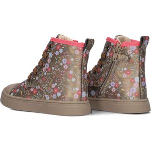 Bikerboots | Meisjes | Bronce Flowers | Leer | Shoesme | Maat 29