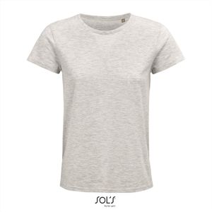 SOL'S - Crusader - T-shirt dames - Asgrijs - 100% Biologisch katoen - XL