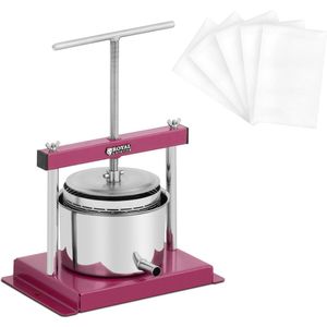 Wiesenfield - Fruitpers - RVS/ijzer - 3 l - incl. 5 persdoeken