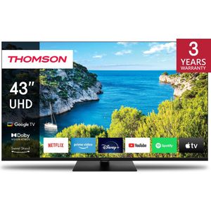 Thomson - 4K Ultra HD LED - Smart Google TV - 43UG5C14 - Metalen draaibare voet