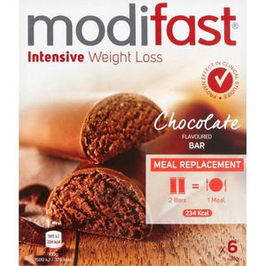 Modifast Lunchrepen Chocolade- 6 repen