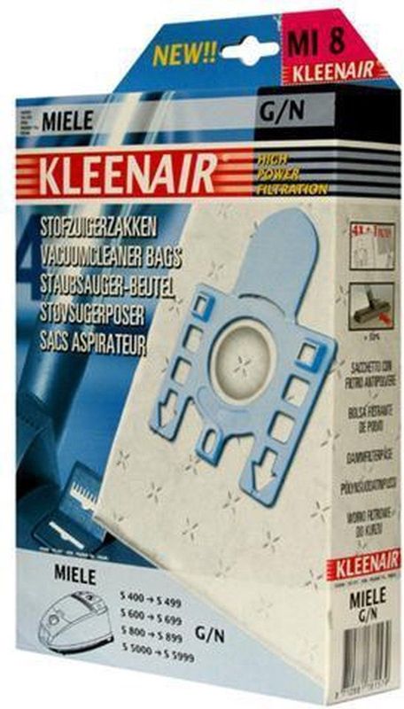 KleenAir HPF MI8 Miele - Stofzuigerzakken