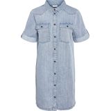 Noisy May NMNew Signe S/S denim dress WG003LG NOOS Korte jurk lichtblauw S