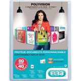 Elba Polyvision Showalbum, A4, 40 tassen, transparant