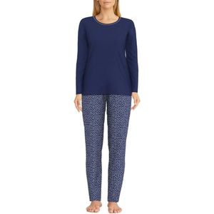 Götzburg Pyjama lange broek - 637 Blue - maat 42 (42) - Dames Volwassenen - 100% katoen- 250174-4009-637-42