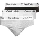 Calvin Klein 3-Pack Heren Slip- Zwart/Wit/Grijs - Maat XL