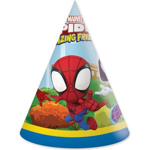 Papieren Hoedjes FSC Spidey, 6st.