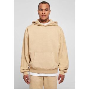 Urban Classics - Heavy Terry Garment Dye Hoodie/trui - M - Beige