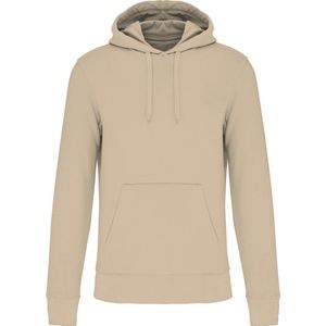 Ecologische herenhoodie met capuchon merk Kariban Light Sand - L