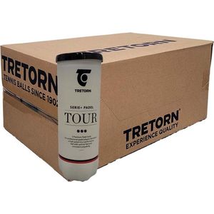 Tretorn Serie + Padel Tour Padelballen (omdoos 24 cans a 3 ballen)
